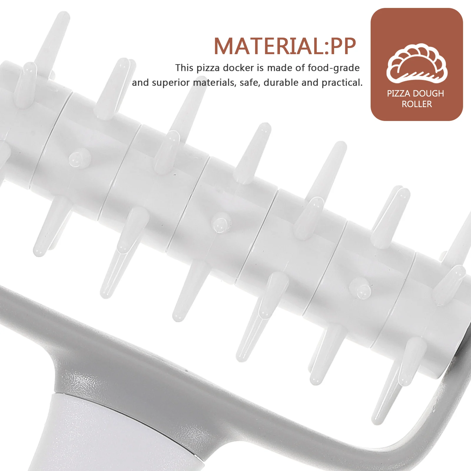 2 قطعة دوكر الغذاء الصف الخبز أداة البيتزا ثقب الناخس للمطبخ المعجنات شوبك كوكي ثقب صانع مقاومة للحرارة المطبخ #1