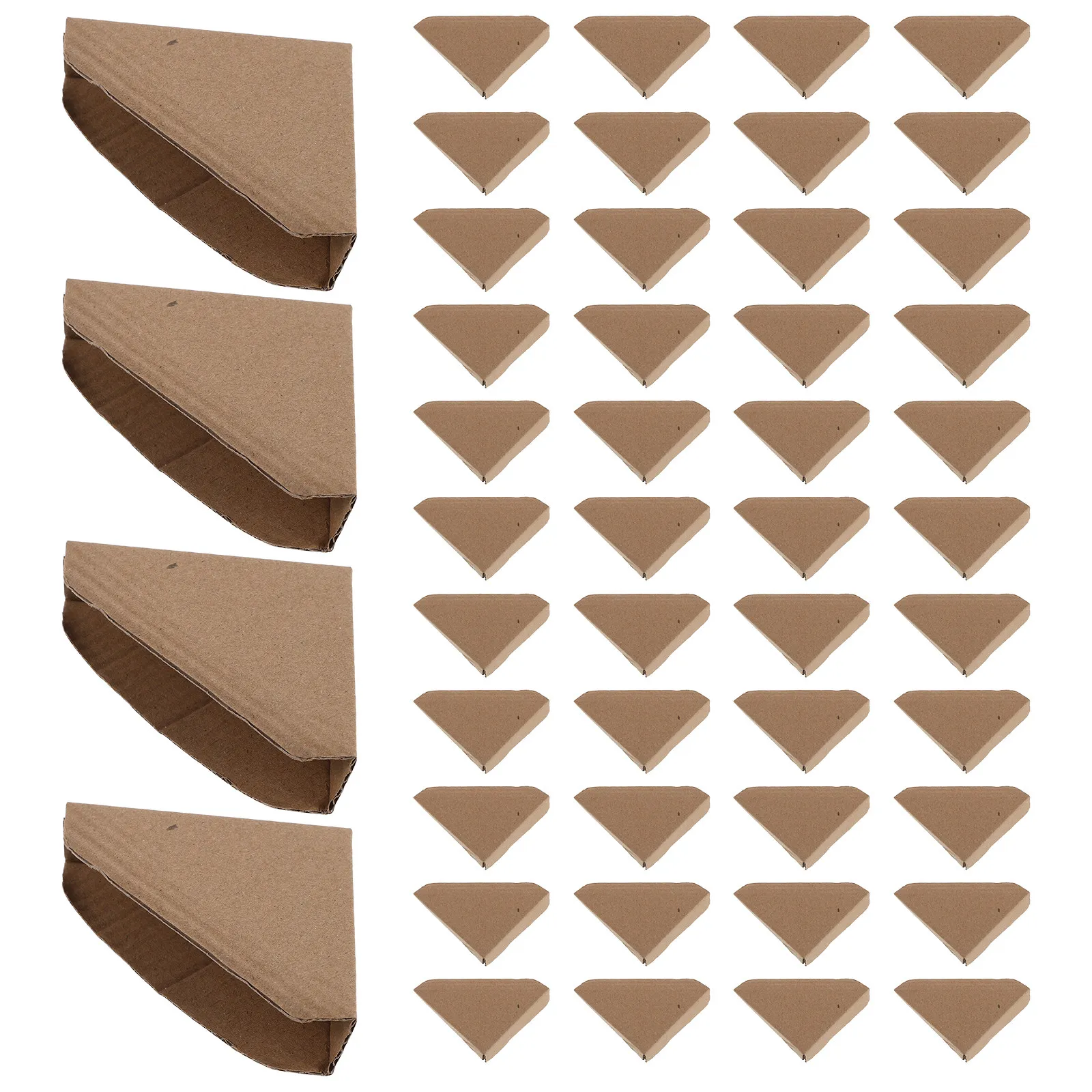 Folding Paper Protector Cardboard Corner Supports Nailfree Adjustable Thickened L Shaped Edge Guards for Furniture Picture Frame