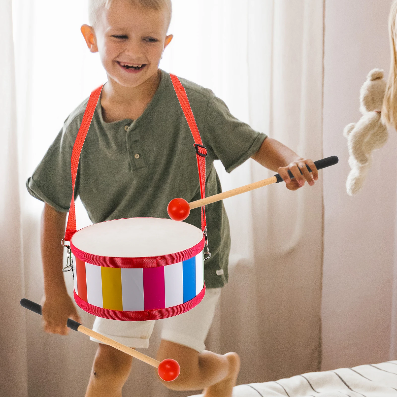 

Sturdy Tongue Drum Stick Durable Wooden Rubber Mallet Smooth Surface Safe Practice Tool for Beginners Professionals