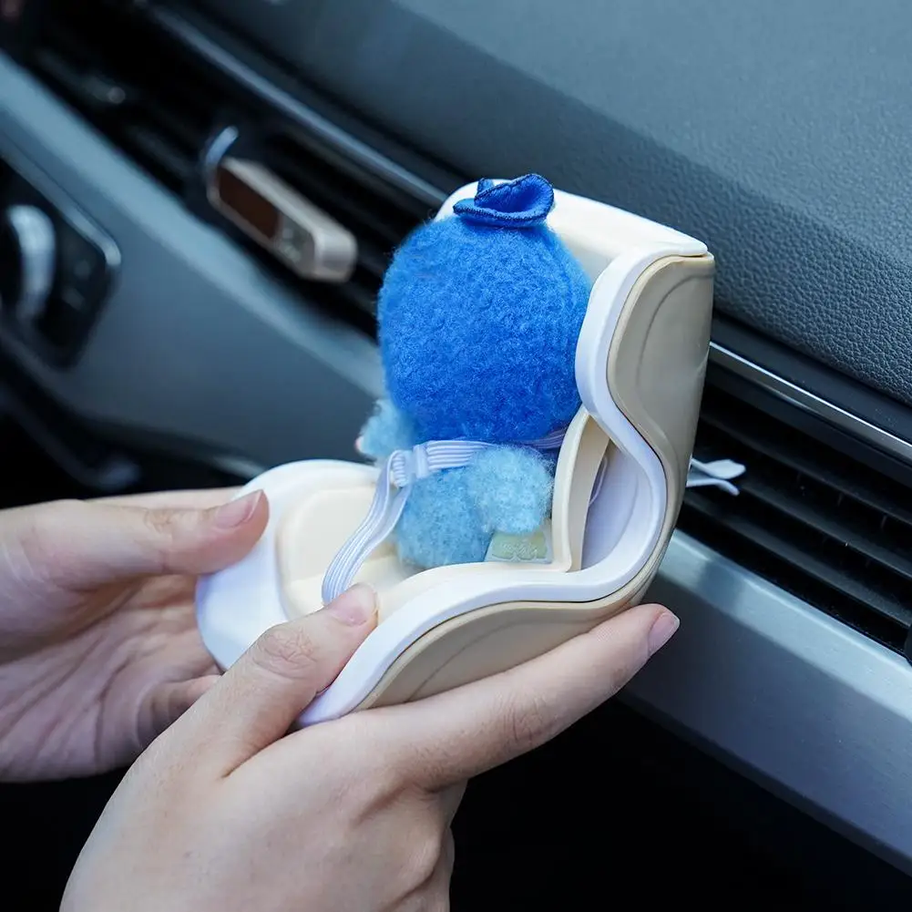Puppenzubehör für Labubu Mini Plüsch-Autositz Sicherheitssitz mit Auto-Lüftungsornament Auto-Dekoration – Detail 23