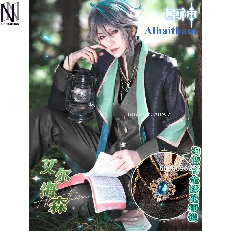 

Genshin Impact Game Alhaitham Cosplay Costume Full Set Daily Wear Anime Game Outfit for Men Role Play Suit Halloween New Arrival