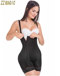 Fajas Colombianas Postpartum & Post Surgery Stage 1 Open Bust Shapewear Bodysuit Slimming Tummy Control Girdle Underwear