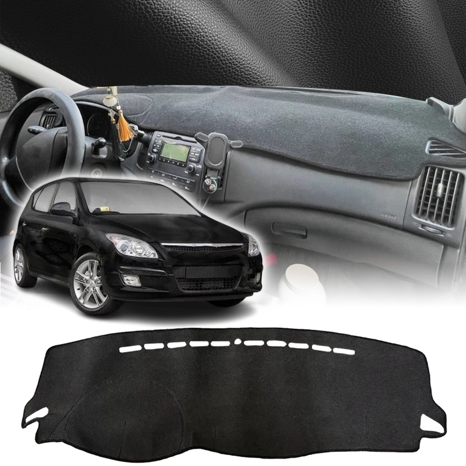 

fit for Hyundai i30 Elantra 2007-2010 Car Dashmat Dashboard Cover Pad DashMat Sunshade Accessories Protective Carpet