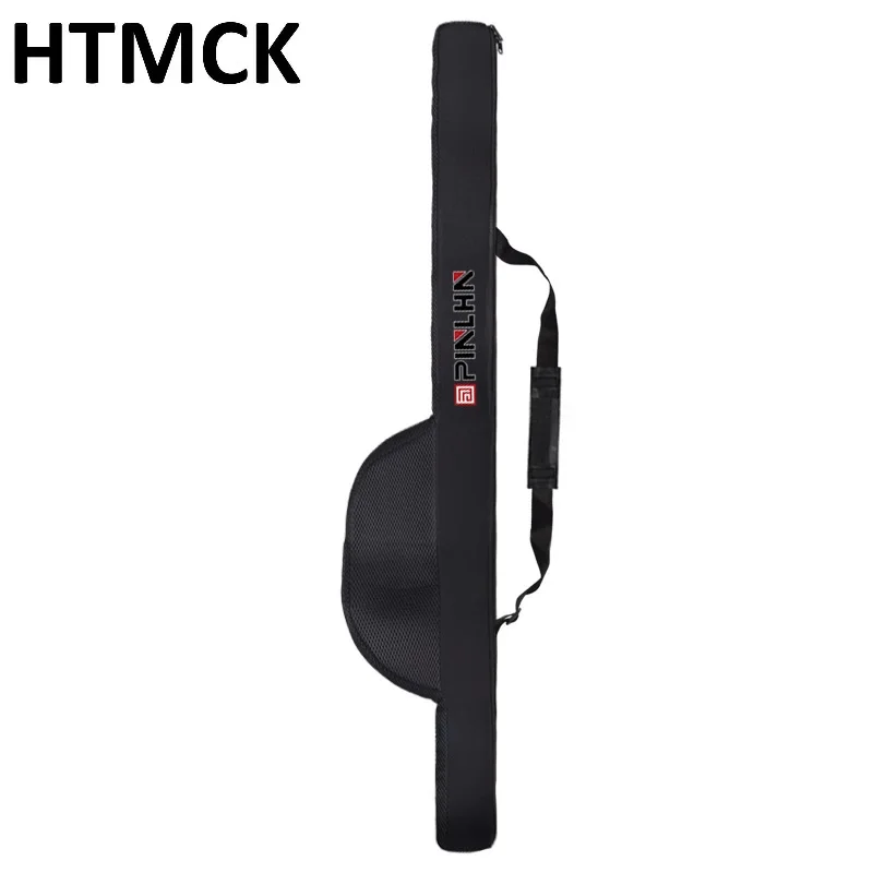 New Portable Fishing Rod Bag With Shoulder Strap Folding Fishing Pole Reel Bag 118/128cm Fishing Pole Case Fishing Organizer
