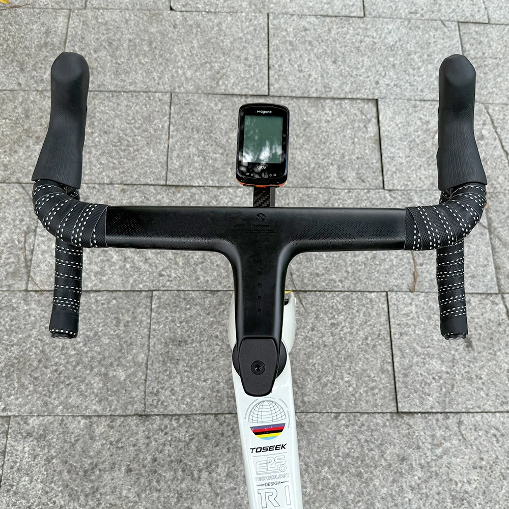 TOSEEK Carbon-Lenker, Rennrad-Carbon-Lenker, T700 Carbon-Integrallenker, Di2 Fahrradzubehör, Carbon-Drop-Bar – Detail 21