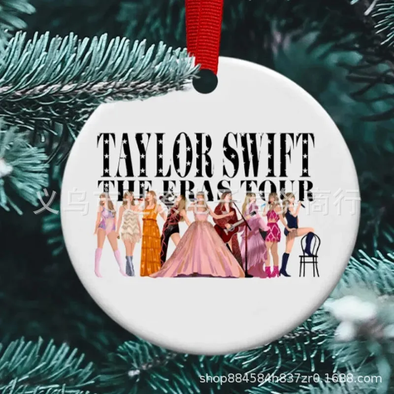 Taylor Christmas Ornaments Fan Gifts Christmas Decorations Ornament Hanging on Christmas Tree Personalized Christmas Home