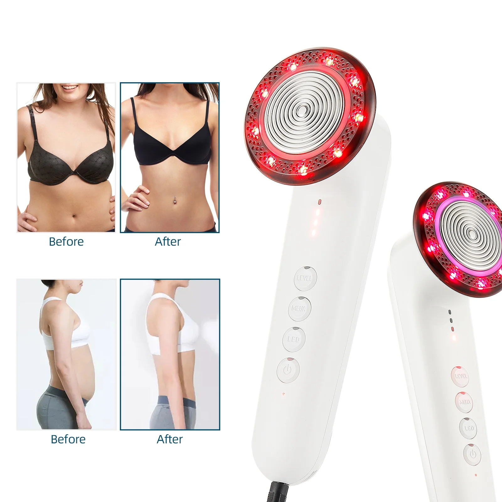 40K Cavitation Ultrasonic Body Slimming Machine Beauty Device Body Massager Care Tool Skin Tighten Lifting