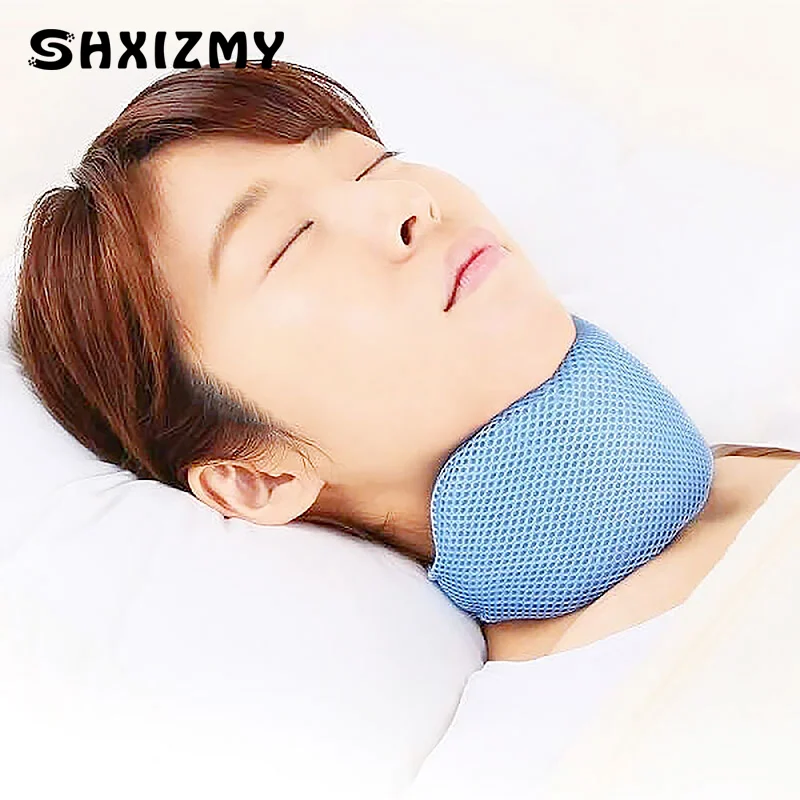 

Anti Snore Chin Strap For Men Women Adjustable Stop Snoring Sleep Neck Brace Anti Apnea Jaw Solution Sleep Support Sleeping Care