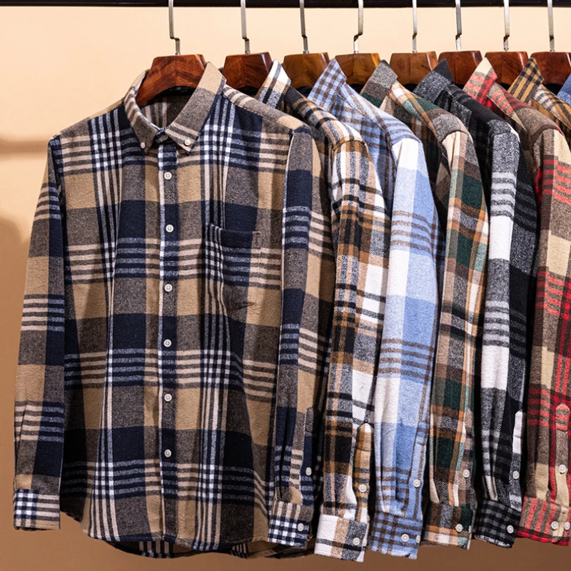 camisas de lino y algodón estampadas camisa manga larga hombre men clothes roupas masculinas 2024 Bigsize men\'s clothing shirts