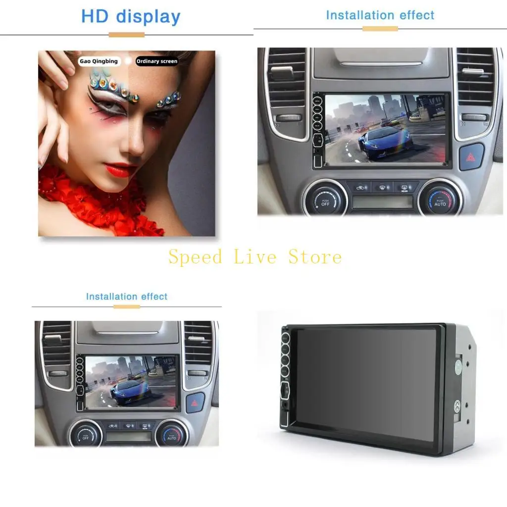547C Auto System Car Player LCD Blue tooth & Hands-Free Calling