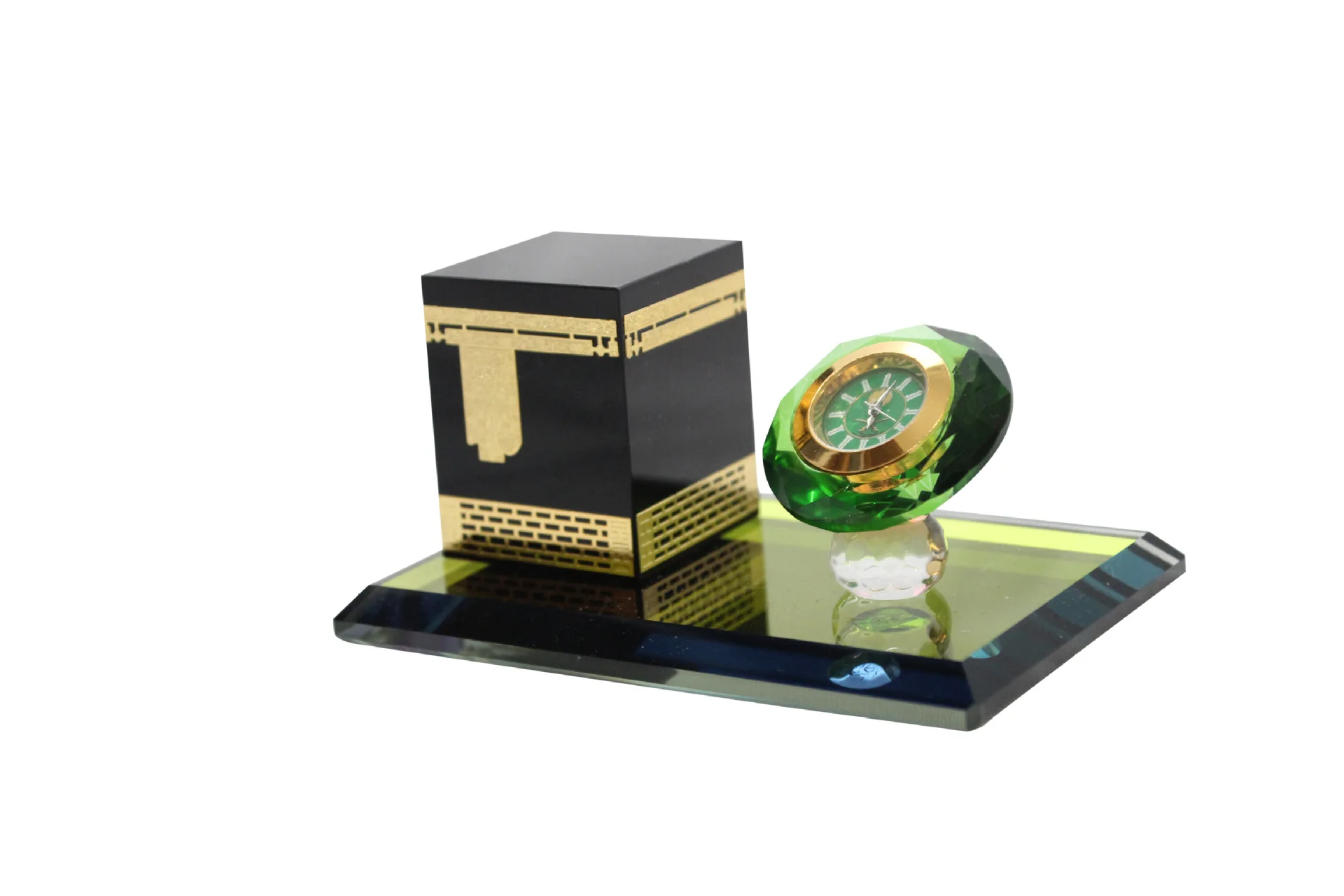 Crystal new Kaaba table two-piece set Muslim handicrafts car supplies ornaments home ornaments gifts