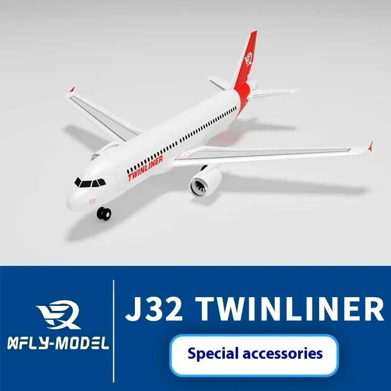 Модель самолета с дистанционным управлением Xfly Dual 40 мм J32 Twiniiner, аксессуары