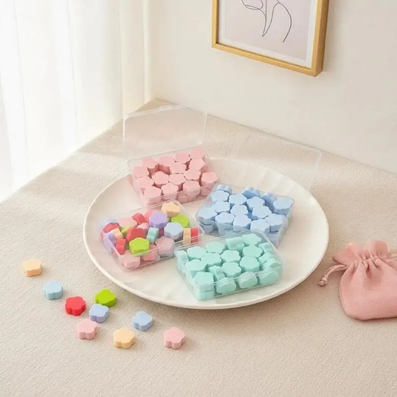 Nail Art Sponge Set With Grabbing Pen 30/50Pcs Affordable for Student Beginner DIY Gel Polish Nail Design