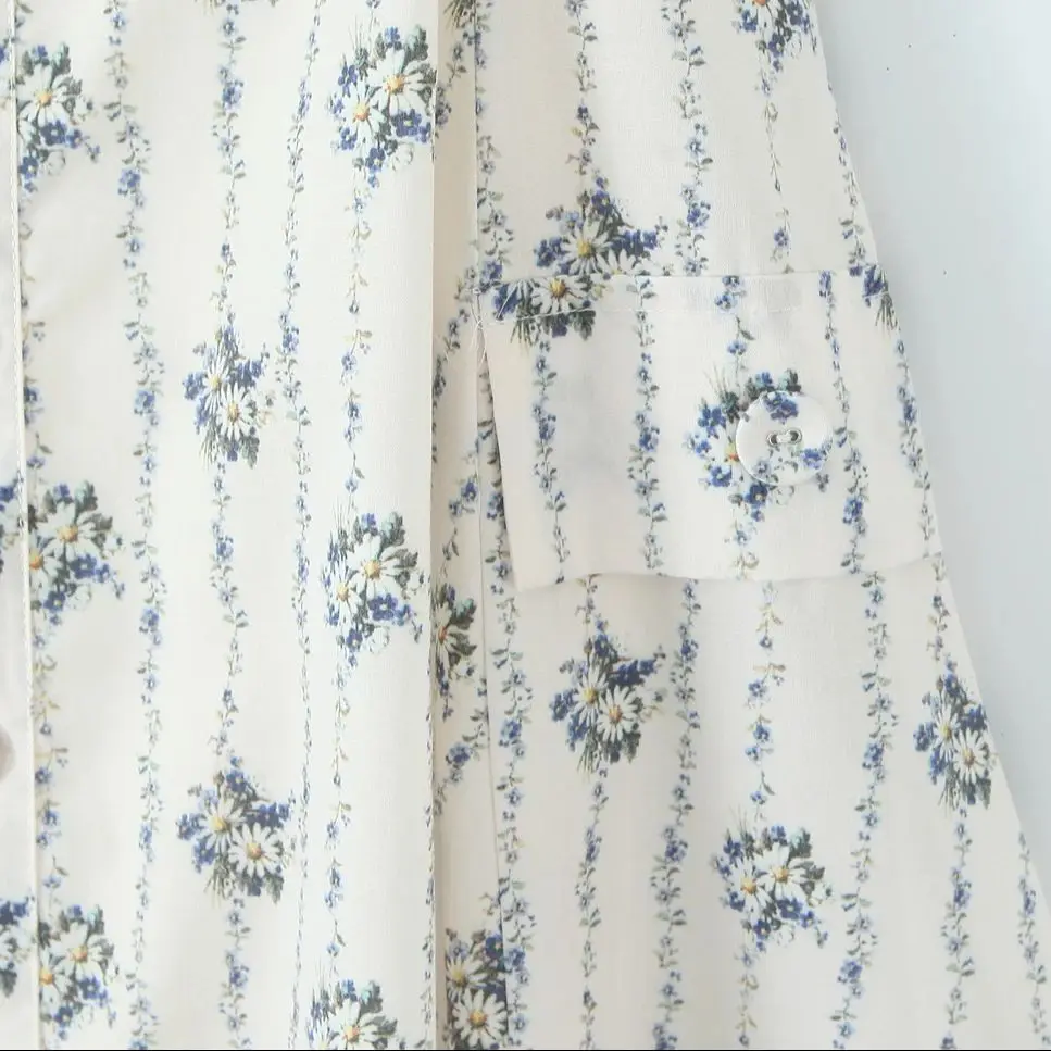 Robe longue à bretelles pour femmes, Sexy, boutons ouverts, imprimé Floral, nœud, col licou, poches latérales, Slim, taille basse, doublée en A, 2025