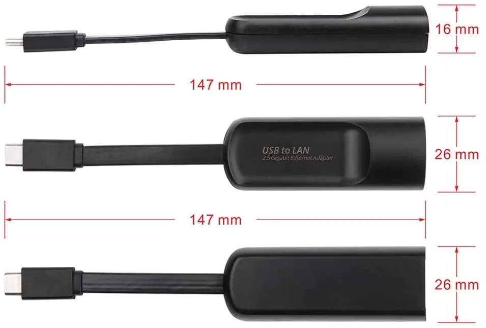 USB-адаптер Ethernet с портом Type-C, USB 3,0 к RJ45