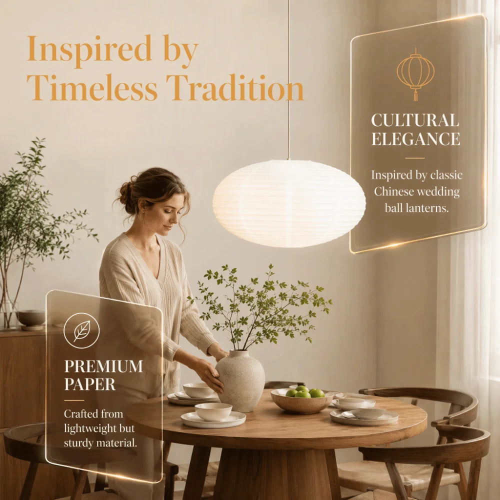 Oval Shape Paper Lamp Folding Design Flying Saucer Shape Wall Sconce Vintage Classic Paper Lantern Wedding Birthday Party
