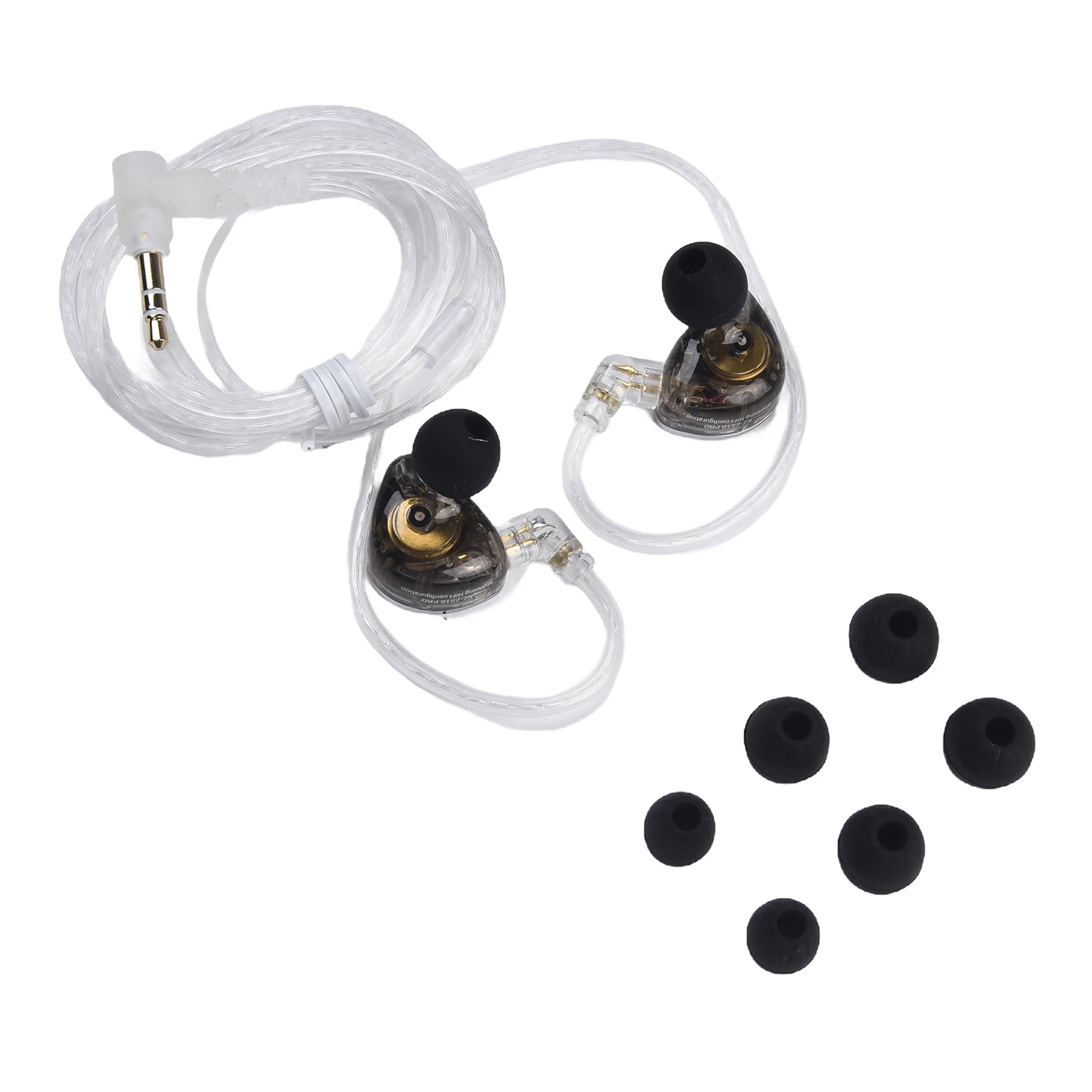 

Vocalism Principle Dynamic Coil Earphones Dual Magnetic Circuit Earphones Silicone Earcaps Included Ergonomic Design