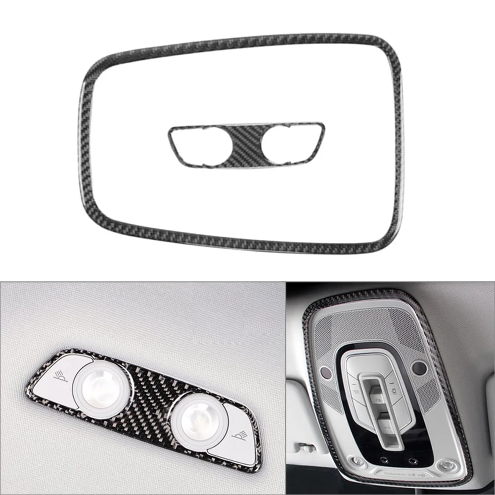 2Pcs For Audi A4 B9 2017 2018 2019 2020 Car Reading Light Lamp Cover Trim Decorative Car Accessories