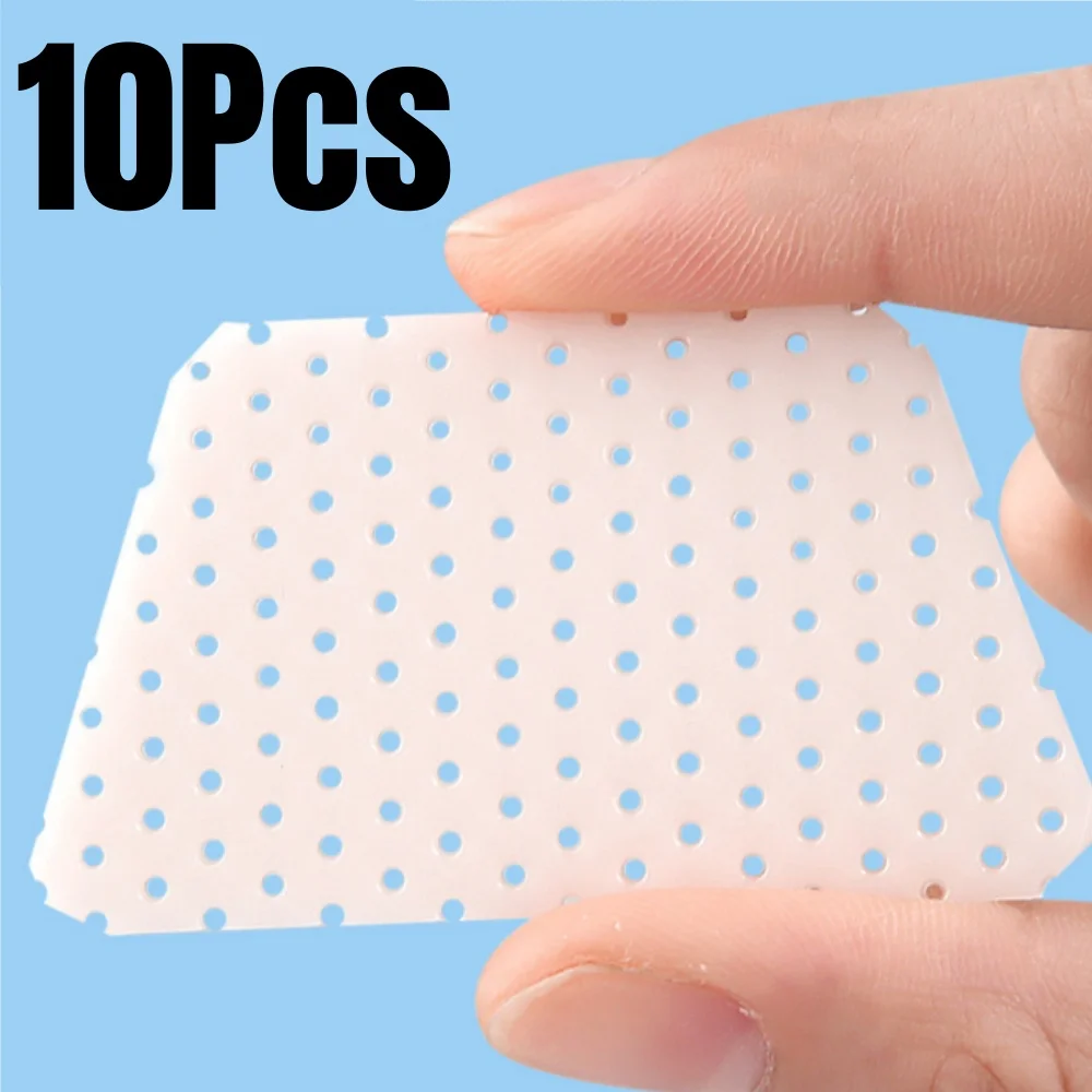 10pcs 6.5cm Thermoplastic Nasal Splint Rhinoplasty Immobilized Trapezoidal Nose Nasal Splint Low Temperature Nose Splint Ortho