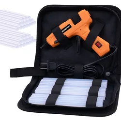 30W Yellow Hot Melt Glue Gun Kit with 30pcs Glue Gun Stick, Glue Gun Set For Crafts