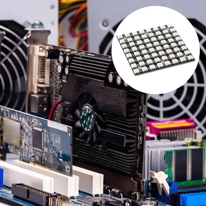 H7BC WS2812 LED 5050 LED 8x8 64 Bit LED Module Module Driver Board Replacement