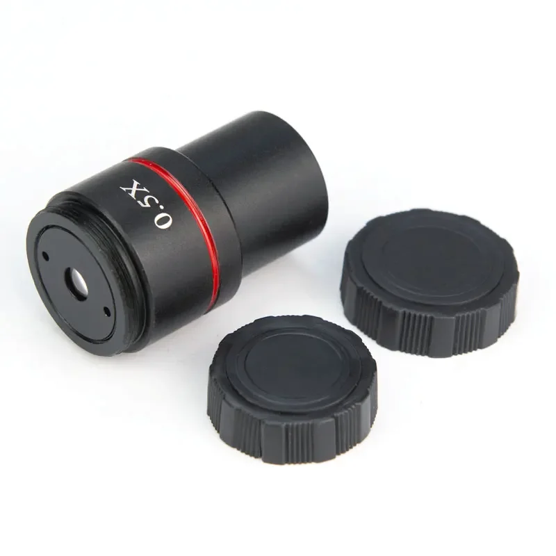 

Biological Microscope Adapter 23.2mm Electronic Eyepiece Auxiliary Reduction Lens 0.5X C Mount Microscopio CCD Camera Relay Lens