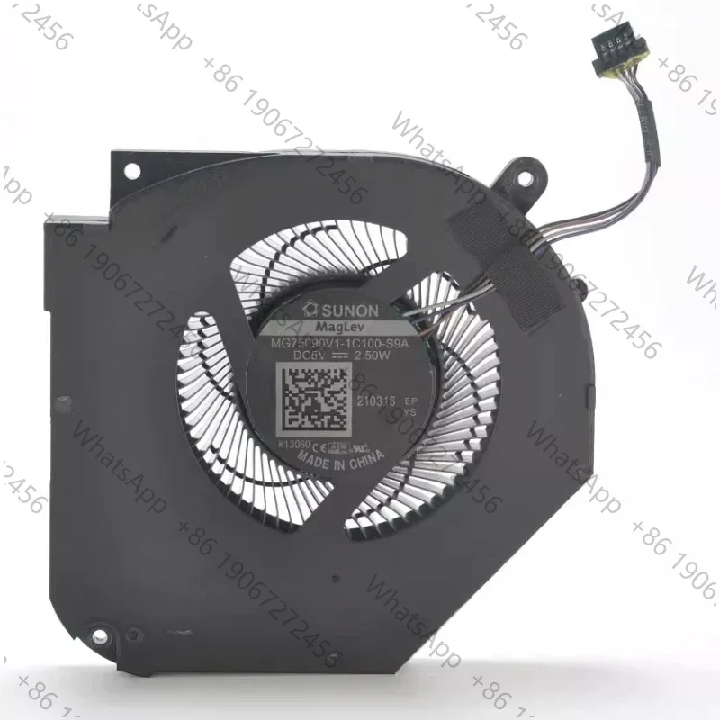 1pcs For Maglev MG75090V1-1C100-S9A Fan DC5V 2.50W Graphics Card Cooling Fan