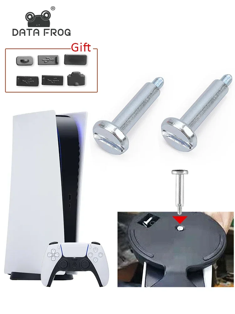 Playstation 5, винтовой держатель с вертикальной подставкой, аксессуар |   Нижние винты подставки для консоли PS5. Прочный. Прочный. Простая установка. Надежная посадка.