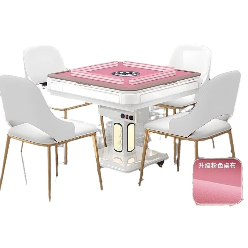 Silent mahjong machine Fully automatic new home heating electric folding mahjong table