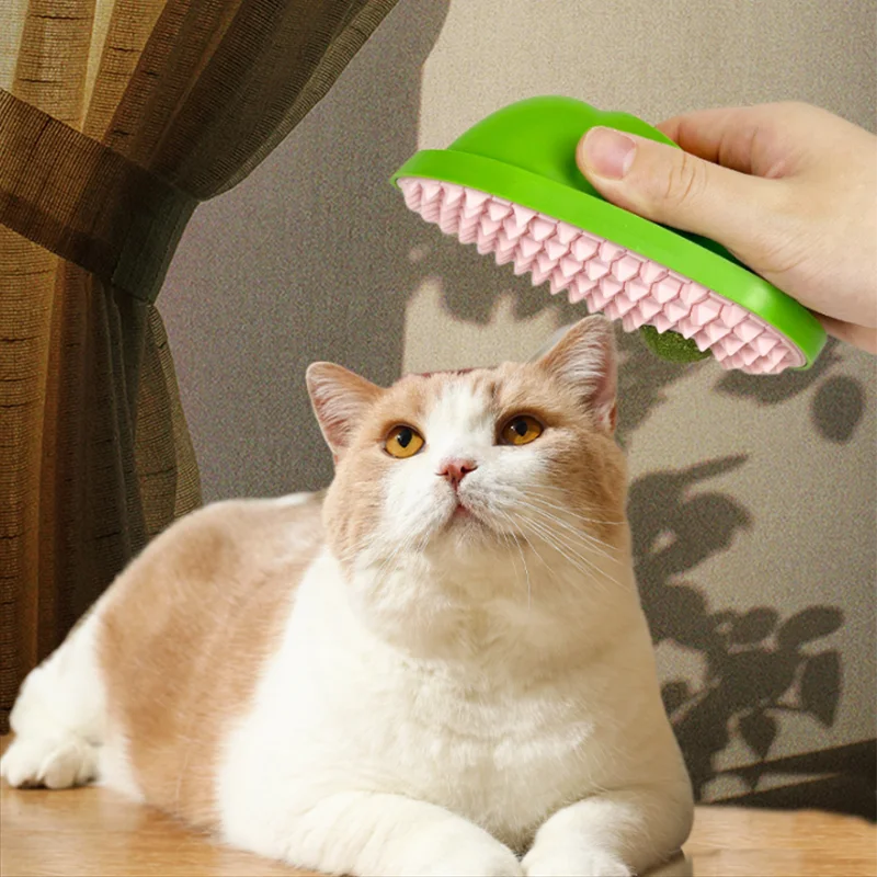Catnip Toys Balls for Indoor Cats, Pea mint ball Shaver,Toys That Fascinate Cats, Cat Rubbing Interactive Toys view 3