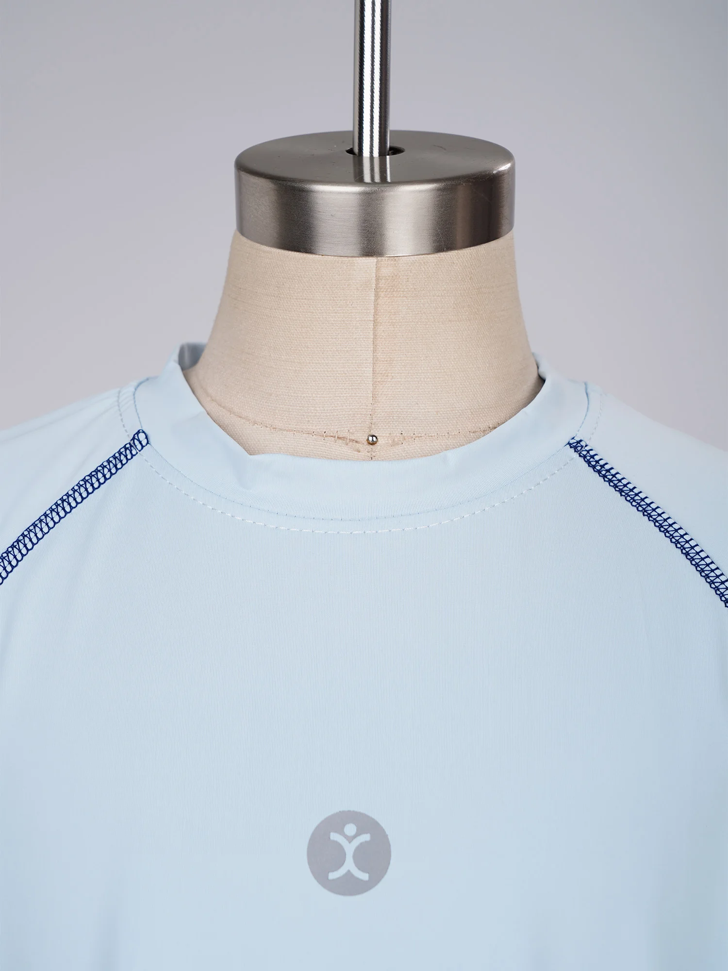 T-shirt per bambini e ragazzi per sport all'aria aperta, ad asciugatura rapida, girocollo, manica corta, con finiture a contrasto, traspirante per attività sportive all'aria aperta