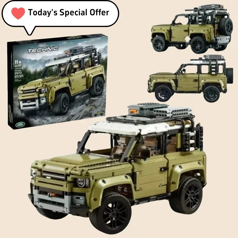 

2025 NEW 2573pcs Technical Land Supercar Off-Road Defender Sports Car Building Blocks 42110 Vehicle Bricks Toys Kids Gift