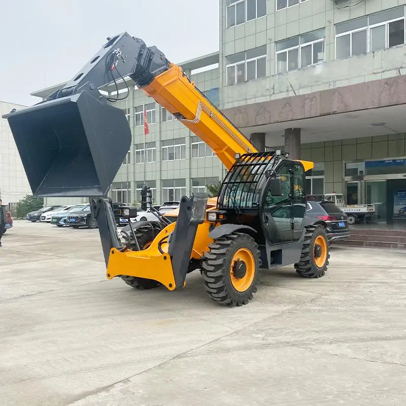 CE EPA Certified 4 Ton Electric Telehandler New Telescopic Forklift Loader 4WD 110kw for Construction & Agriculture