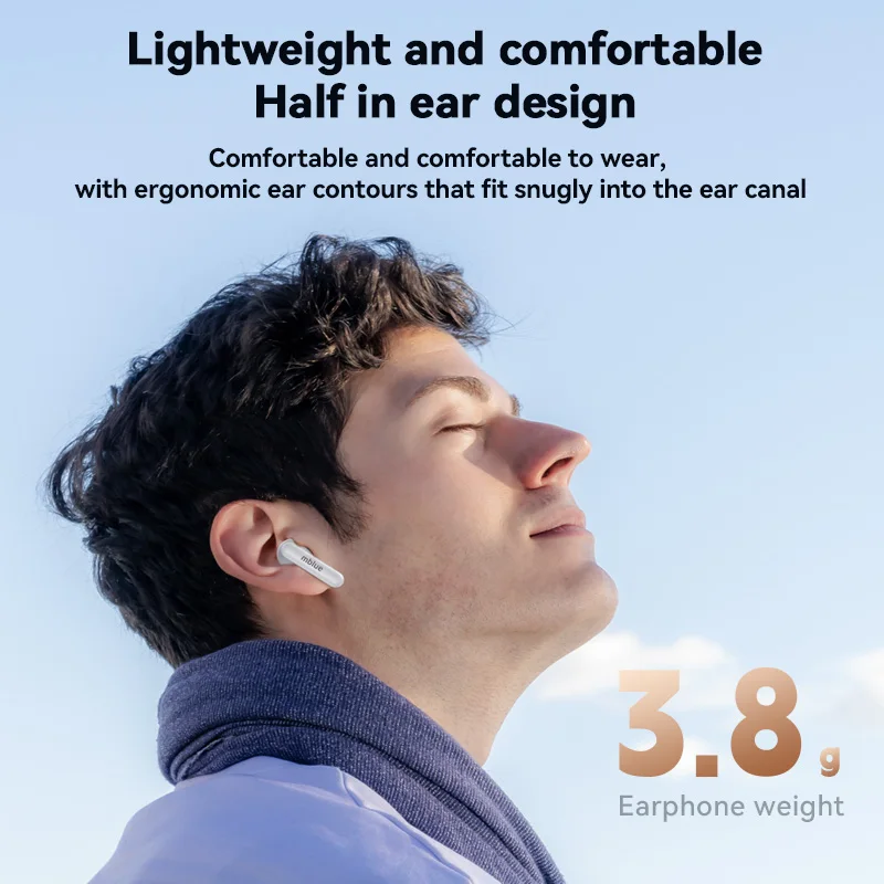 Original MEIZU Mblue AR10 TWS Wireless Earbuds Noise Reduction HIFI HD Sports Bluetooth 5.3 Low Latency Wireless Headphones