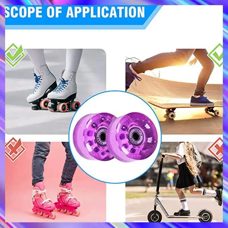 

Качественные роликовые коньки 32 x 58 мм 82A, 8 шт., с подшипниками, для внутреннего или наружного использования, с гаечным ключом для снятия колес