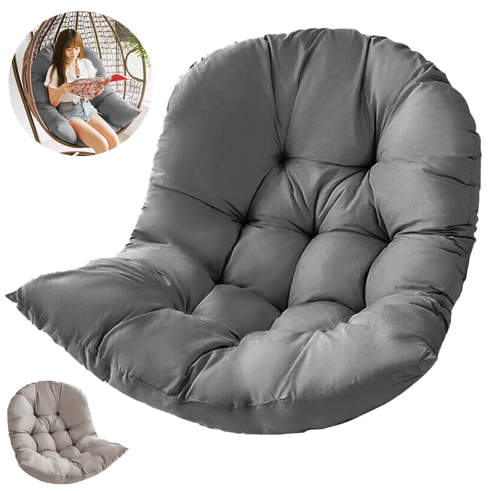 Cojín suave para silla de huevo, columpio, cojín para silla colgante, alfombrilla para silla de jardín para interior y exterior, mecedora para Patio