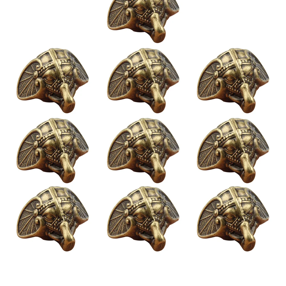 

10Pcs Elephant Nose Base Retro Decorative Support Legs for Jewelry Box Gift Box Small Furniture Accessories Replacement Fixing