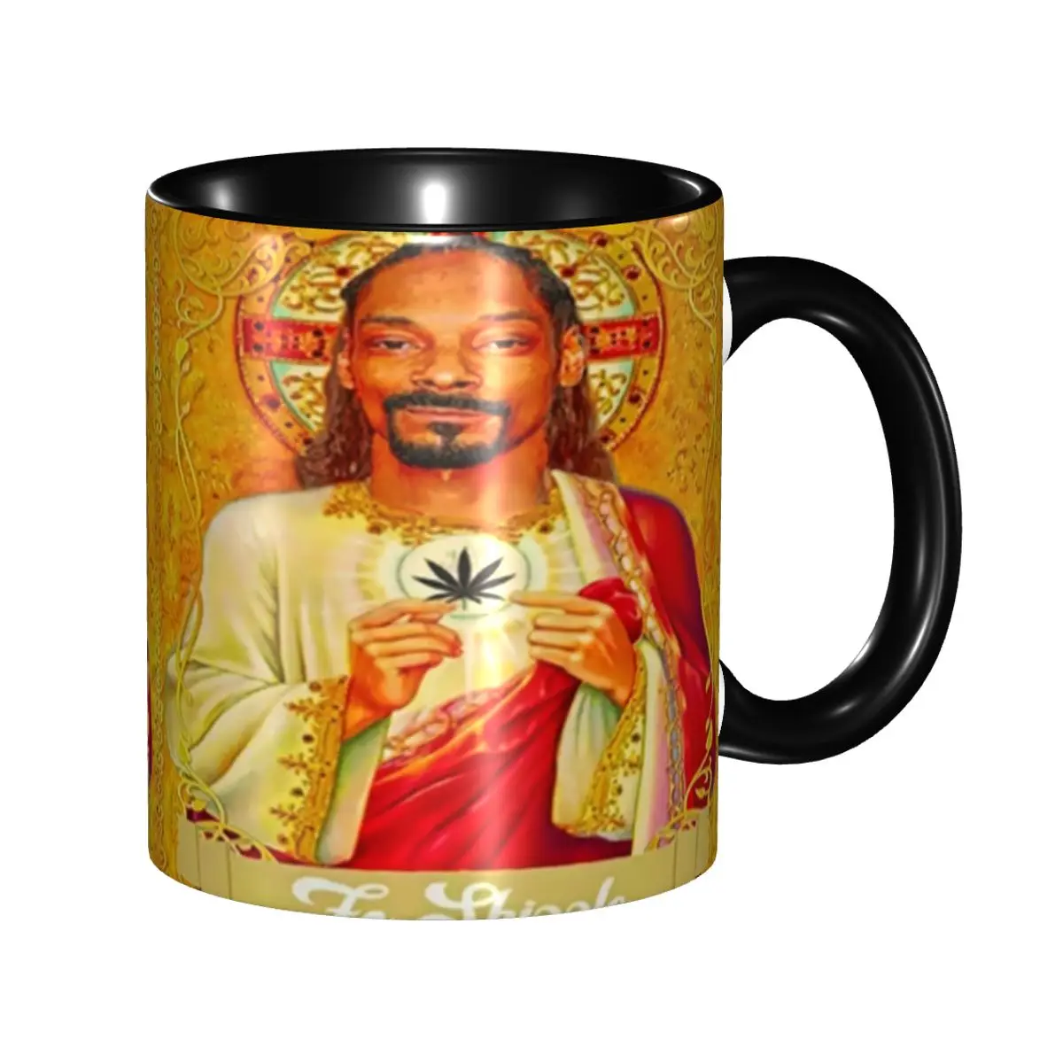 Snoop Dogg Music Rapper Coffee Mugs DIY Personalized Ceramic Mug Cup Creative Gift