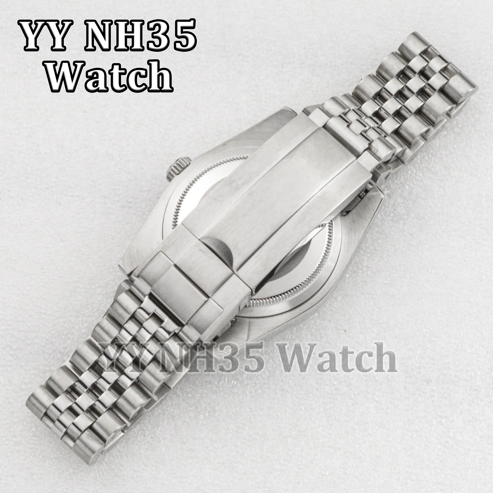 for Datejust Watches NH35 Case Sapphire Glass Stainless Steel 36/39mm Watch Case fit NH34/35/36 Automatic Movement Watch Parts