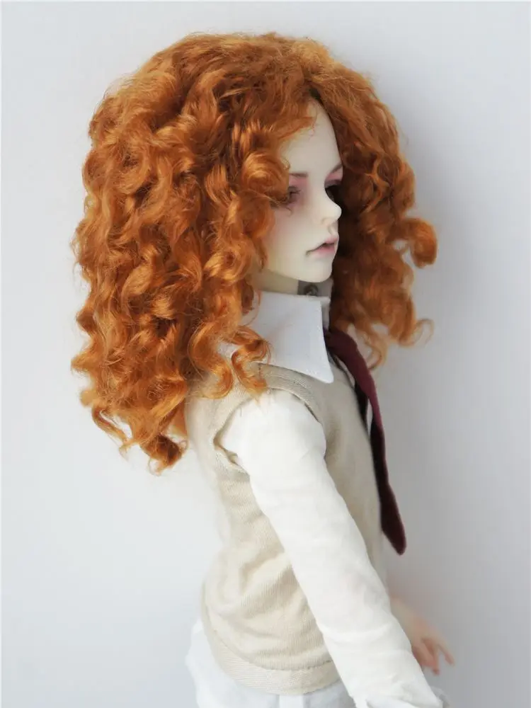 Fjusuns Doll Wig JD001 6-7 7-8 8-9 9-10 1/3 SD Blythe Unisex Jackson Curly Wave Synthetic Mohair BJD Doll Wigs