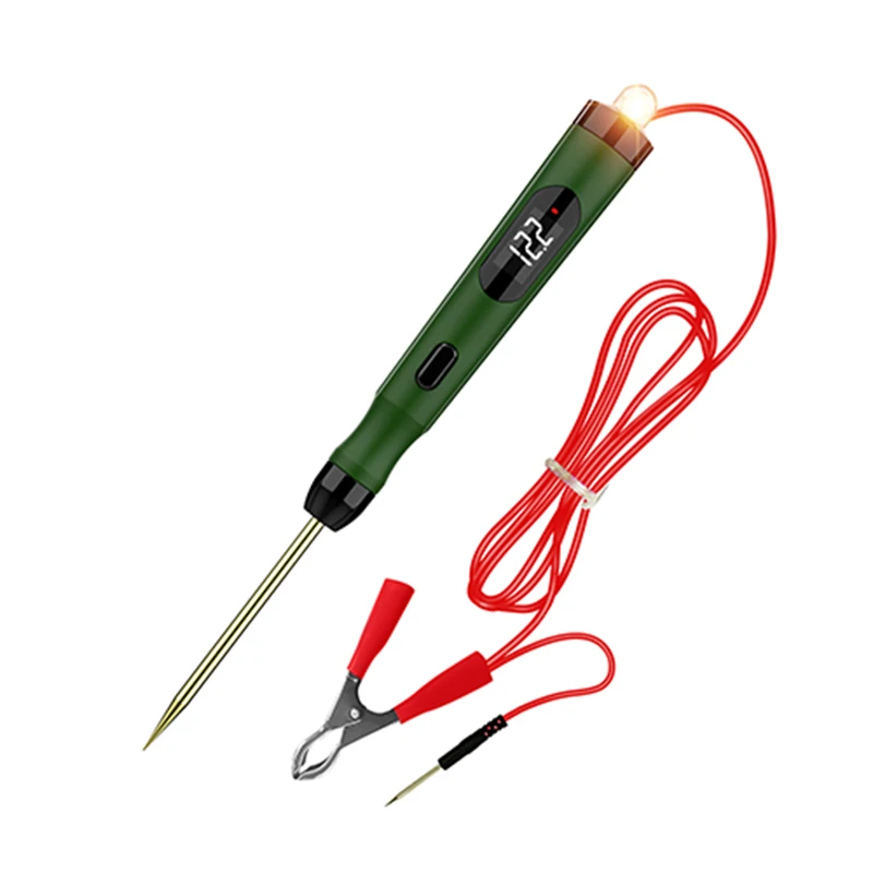 P50 Car Electrical Circuit Tester Power Probe 5V-30V Digital Display Lamp Voltage Test Pen Topdiag P50 12V 24V Auto Repair Tool