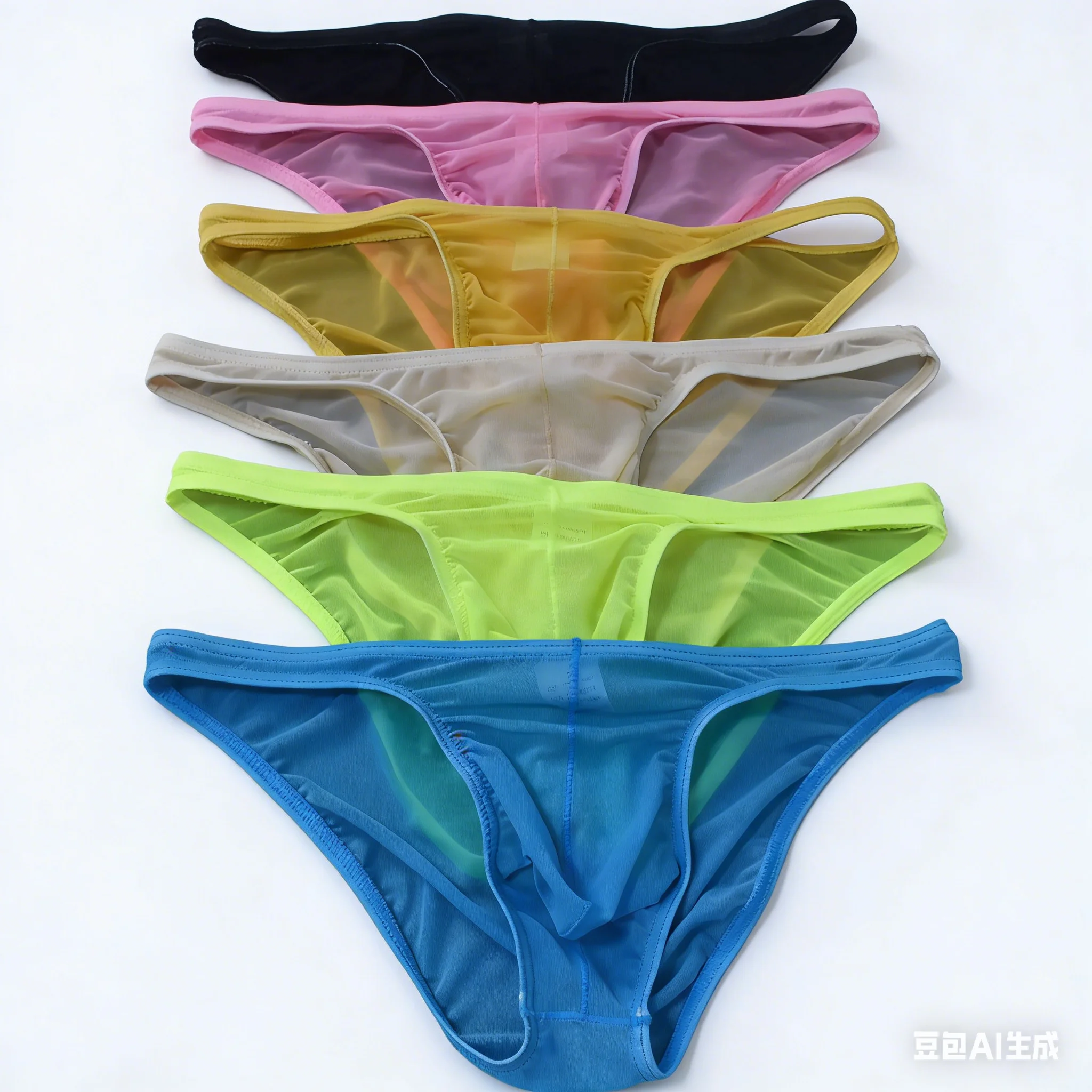 

Полностью прозрачные трусы-брифы для мужчин с U-образным выпуклым карманом, сексуальное сетчатое тонкое прозрачное быстросохнущее комфортное эротическое нижнее белье с низкой посадкой для геев