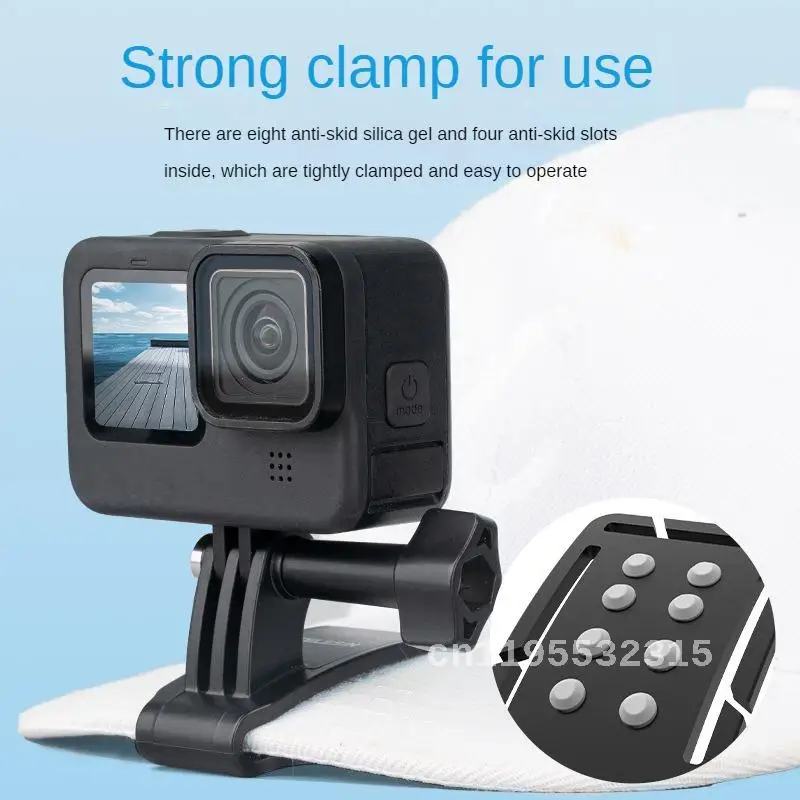 

TELESIN для GoPro11/10 2 в 1 зажим для шляпы быстросъемная повязка на голову для первого угла съемки фиксированный кронштейн