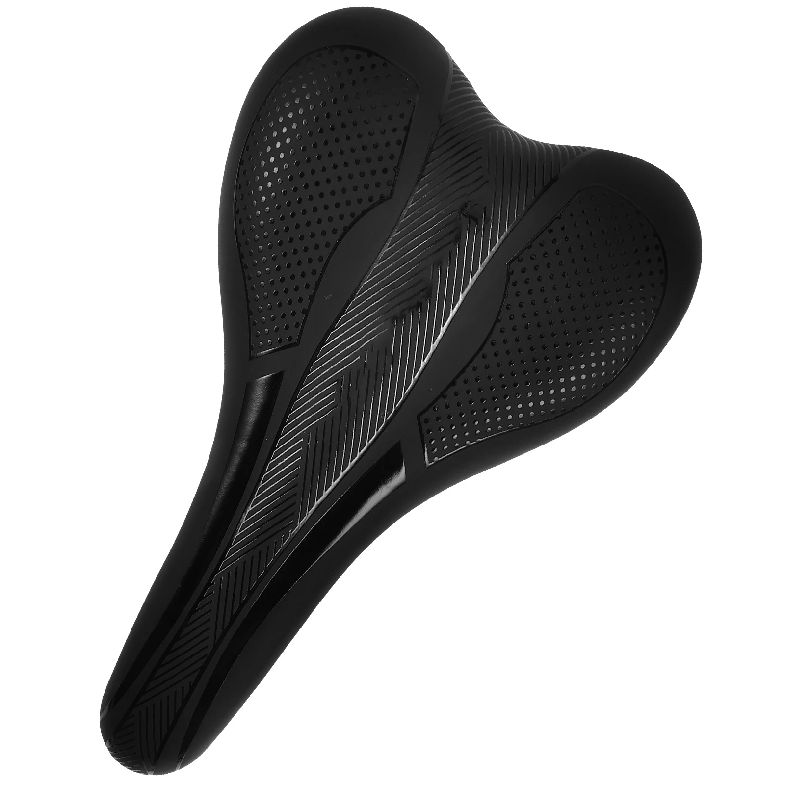 

Bicycle Seat Black Color Thickened Waterproof Cushion Durable Mountain Bike Rear Seats Bike Seats Rear Stable Safe Pad Pu