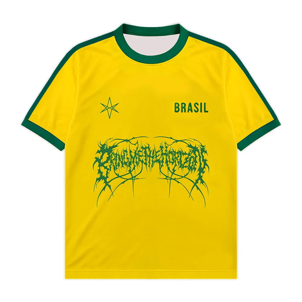 L.I.V.E. Camisetas de la banda de rock BMTH de São Paulo, camisetas de verano Y2K, ropa informal de estilo Hip Hop, camisetas de manga corta unisex
