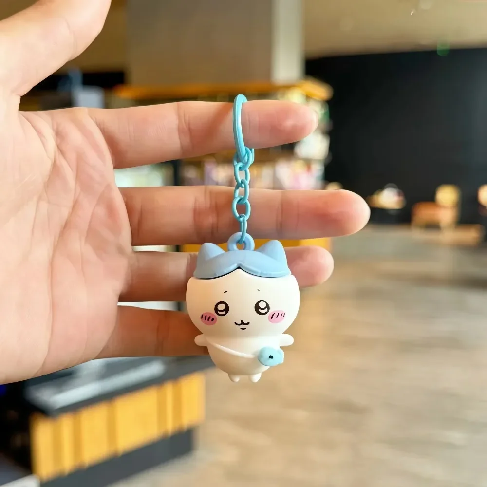 #NEW Chiikawa 3D Figure Keychain Usagi Hachiware Cute Anime Doll Bag Pendant Kawaii Backpack Charm Collectible Christmas Gift