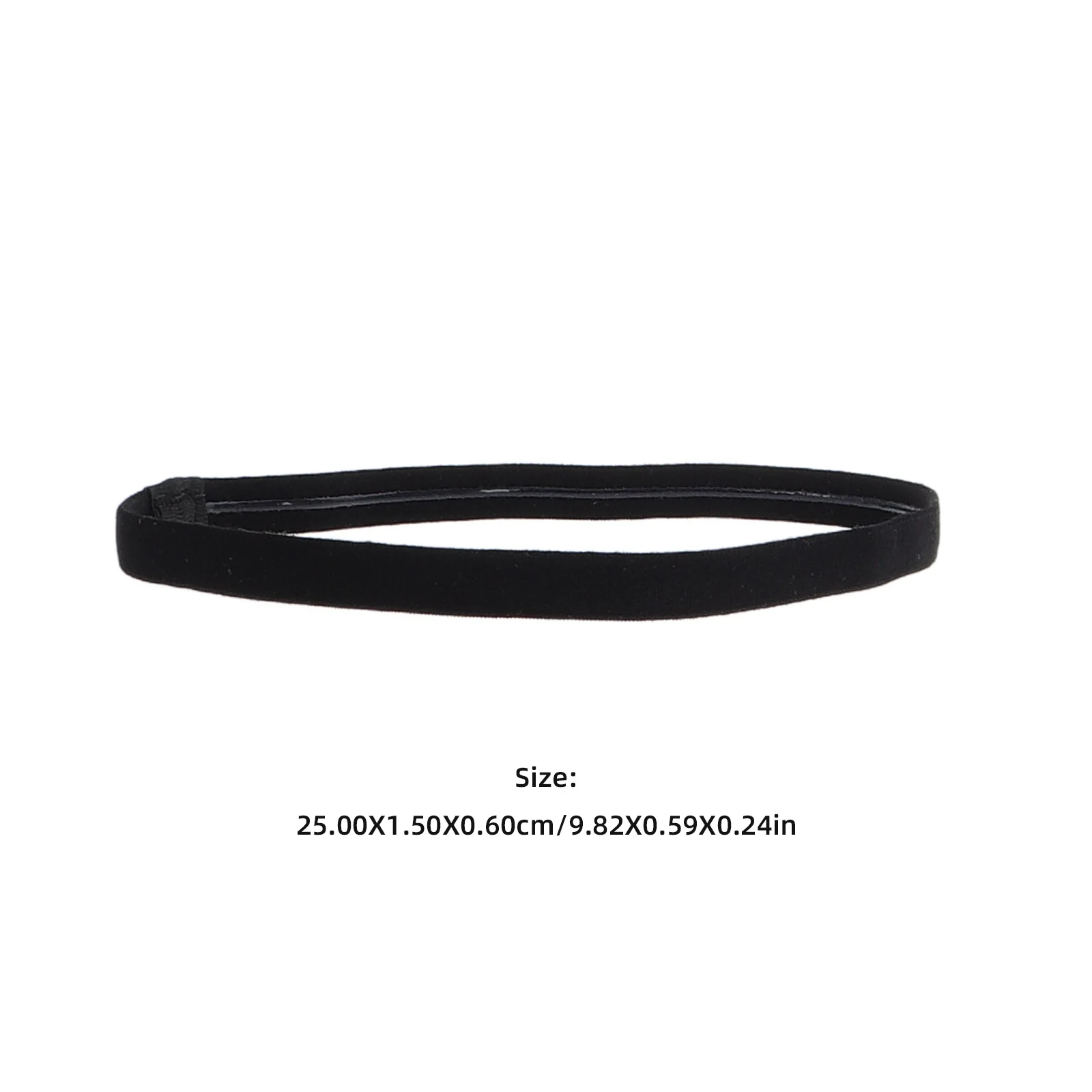 3 قطعة رقيقة مطاطا عصابات رأس رياضية نونسليب امتصاص العرق بسط الجري اللياقة البدنية عقال للرجال النساء الأسود الكاراتيه عقال