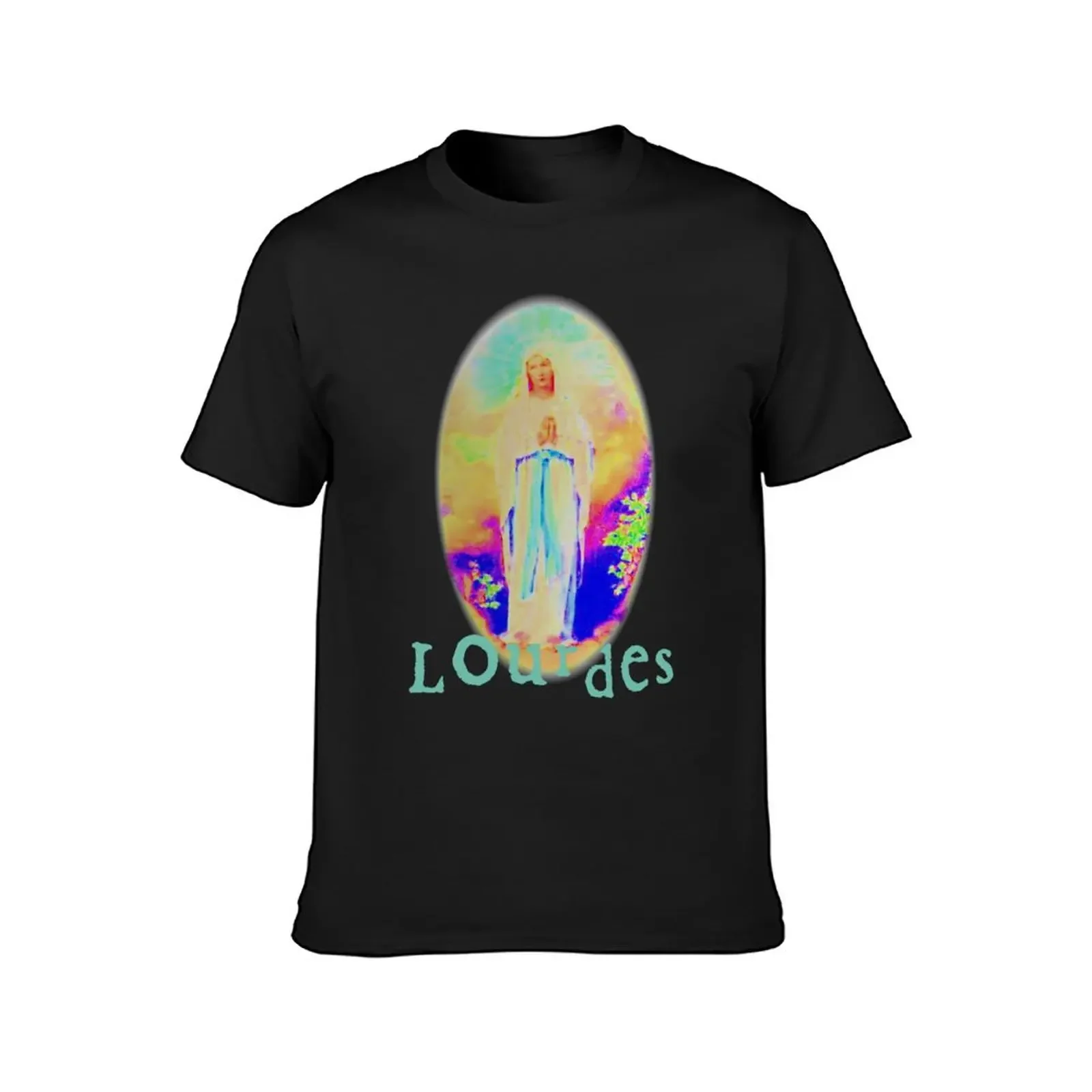 Our Lady of Lourdes Virgin Mary St Bernadette France Catholic T-Shirt Aesthetic clothing anime clothes mens vintage t shirts