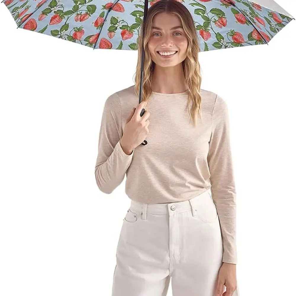

Compact Travel Umbrella with UPF 50+, Lightweight & Reflective for Outdoor Activities