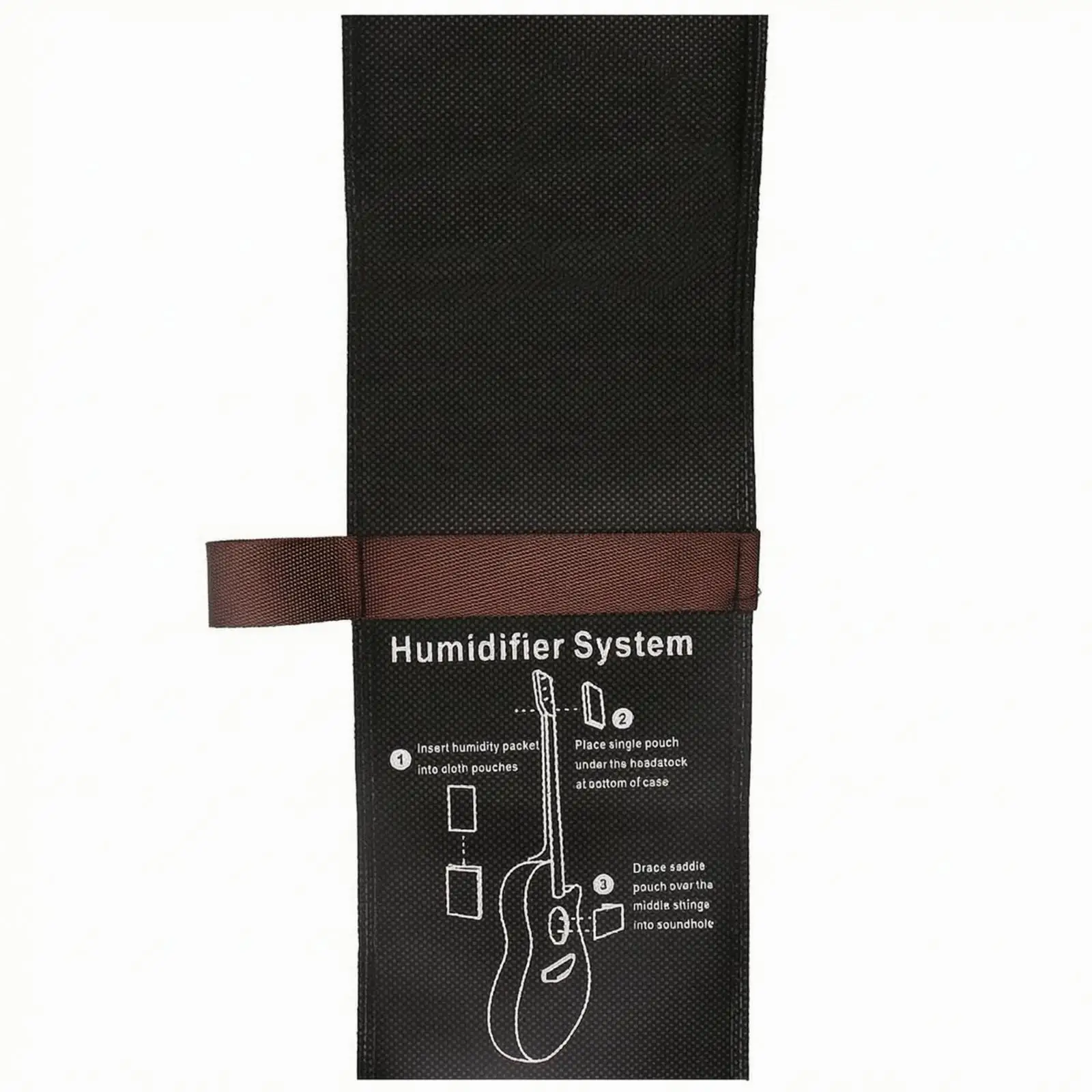 Guitar Humidifier Pouch Textile Instrument Humidifier Sleeve Guitar Humidity Control System Slim for Guitarists, Gig Bag